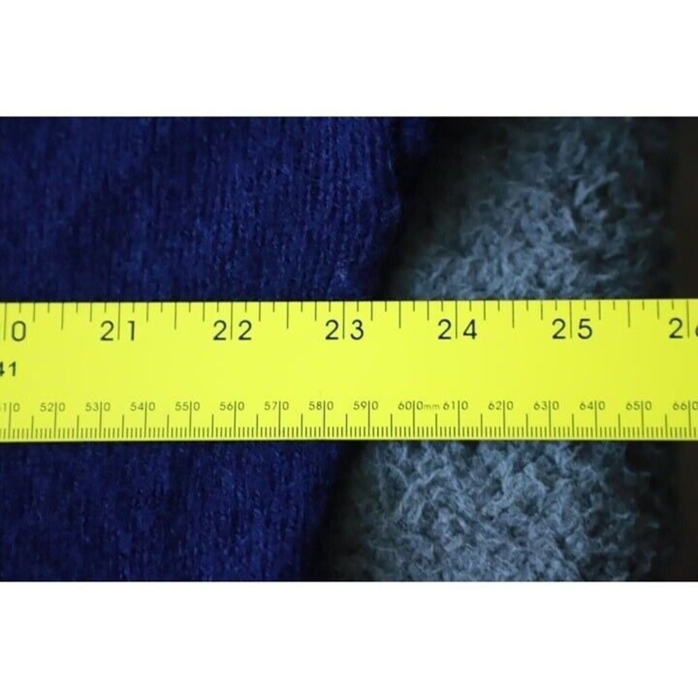 VTG Abercrombie & Fitch Co. Sweater Mens Medium Navy Blue Pullover Long Sleeve - Picture 8 of 10